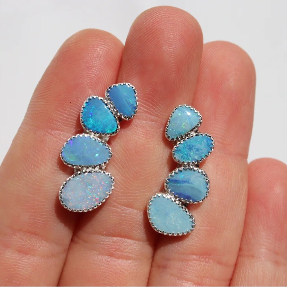 Paloma Stipp Opal Ear Climber (PAIR)